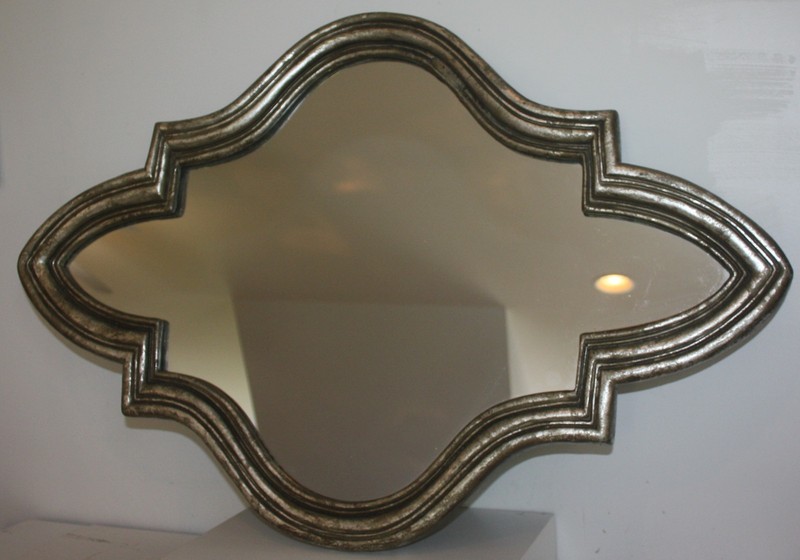 Jacarand Moroccan Inspired Crest Wall Mirror 19X29 gallery