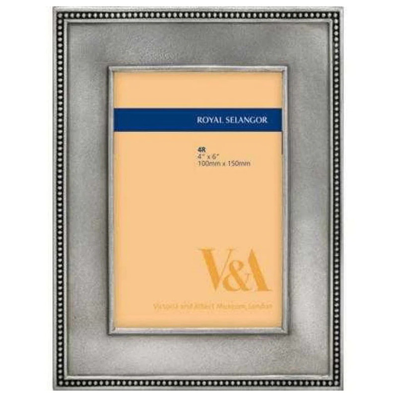 Royal Selangor High Quality Collectible Inspired Beaded Pewter Photo Frame