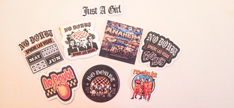 No Doubt Las Vegas SPHERE (8) STICKERS