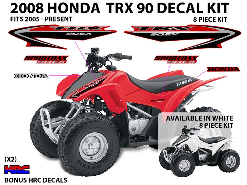 2008 Honda TRX90 SPORTRAX Decal Sticker OEM kit Plastic 90 EX Mark Quad