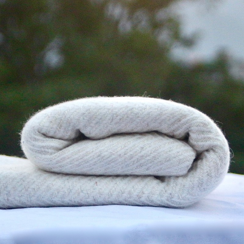 Cashmere Blanket "Laxmi" - Handcrafted From Nepal, Bedspread, Throw gallery