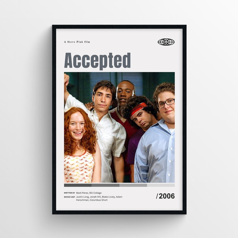 Accepted Movie Poster Print, Wall Art – Unframed
