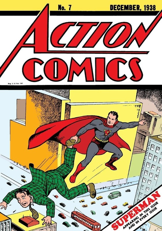 ACTION COMICS #7 COMIC BOOK COVER Poster print 11"x17" inches gallery