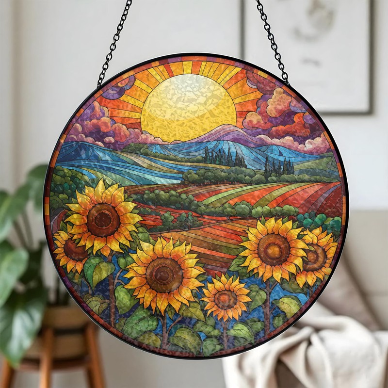 10Inch Stained Glass Suncatcher for Home Decor, Gifts, and Special Occasions gallery