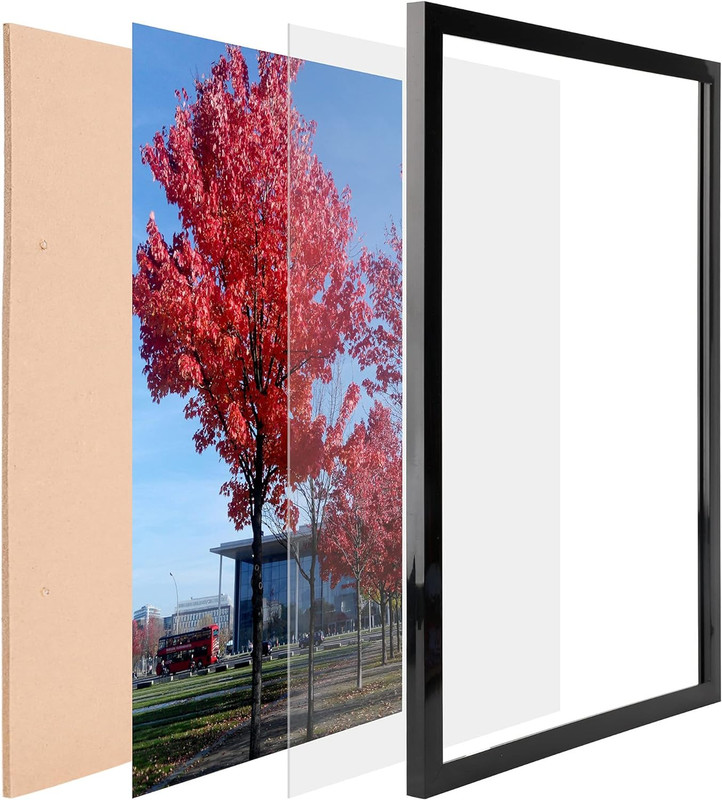 11X17 Picture Frame for Wall Black, Display Pictures 11X17 Poster Frame, Wall Si gallery