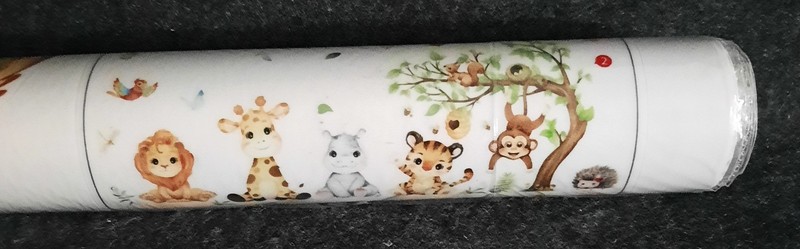 Decorative Wall Decals Lion Giraffe Hippo Tiger Monkey Macaw Hedge Hog Squirrel!