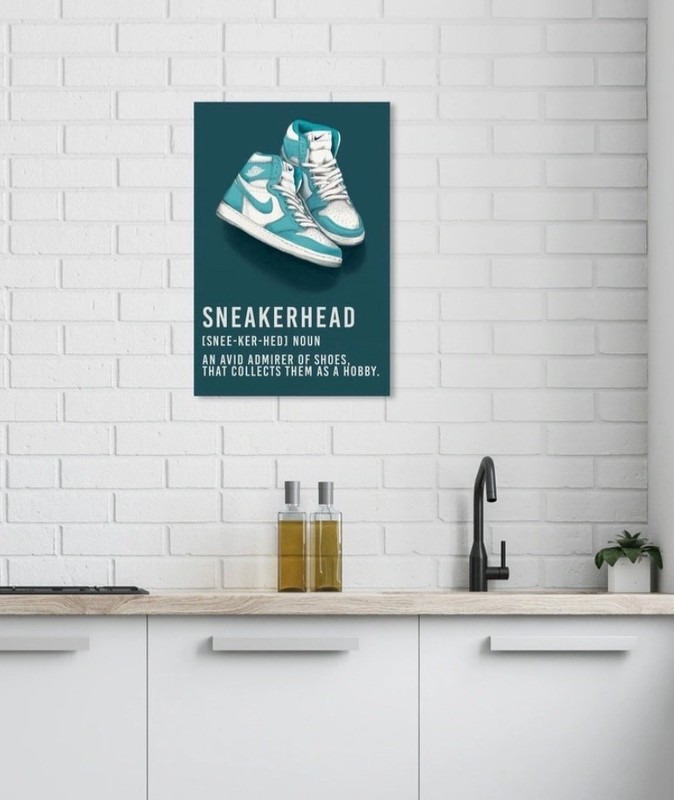wynwood studio fashion and glam aqua sneakerhead blue andteal modern and contemp