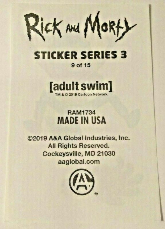 Rick and Morty Officially Licensed Sticker Decal Cartoon Funny gallery