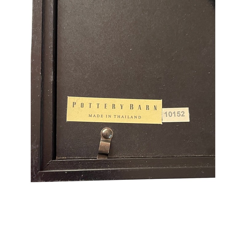 Pottery Barn Wood Gallery Black Frame Size 4x6 Cadre Single Photo Home Decor gallery
