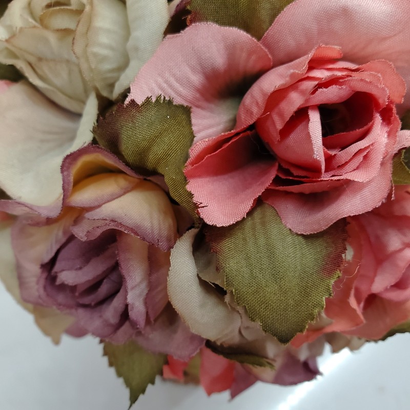 Rose Topiary Willow Base Table Tap Display Wedding Bouquet Vase Insert VINTAGE gallery