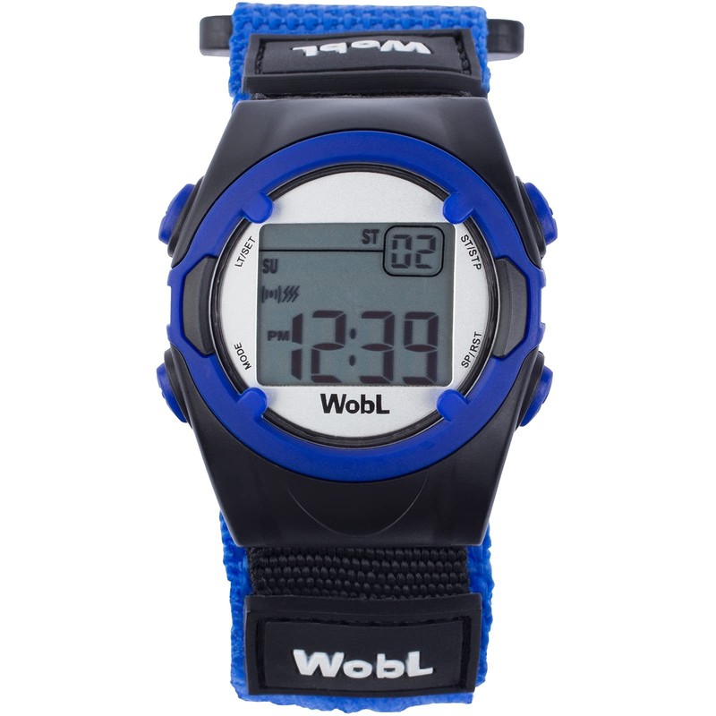 WobL Vibrating 8Alarm & Repeating Countdown Timer Watch for Kids & Adults, Me…