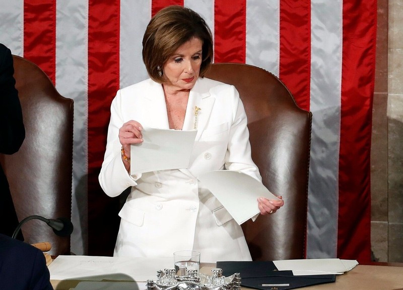 Nancy Pelosi State of the Union Speech Glossy Poster Photo Picture Print