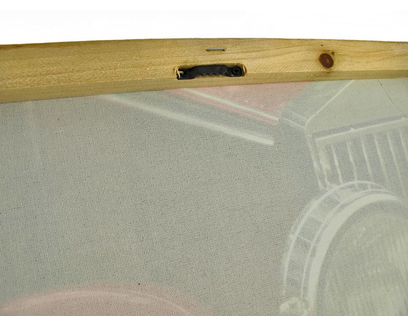 Zeckos Pair of Classic Cars Printed Canvas Wall Hangings gallery