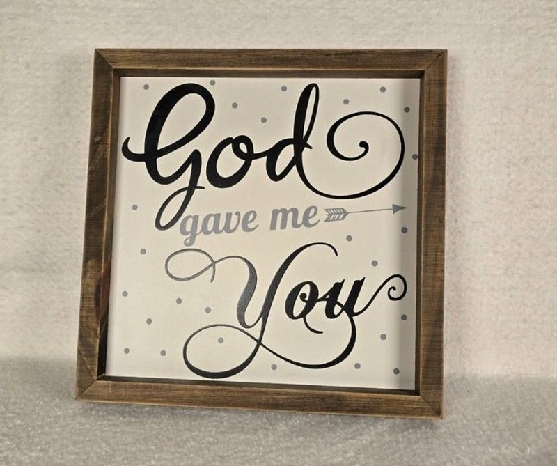 Hobby Lobby God Gave Me You Hobby Lobby Wall Art 10X10″