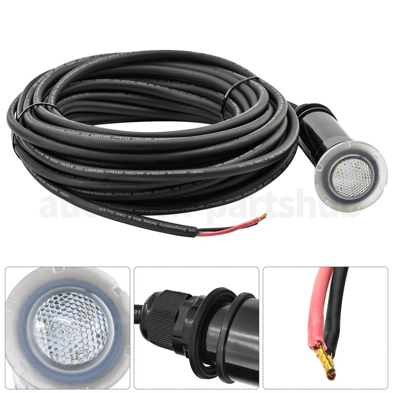 Fit Pentair GloBrite Pentair IntelliTouch 18W 12V LED RGB 1.5 50ft Pool Light gallery