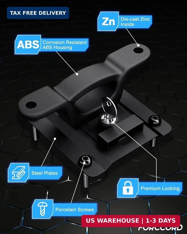 Tie Down Anchors Fit for Ford F150 F250 F350 & Raptor 2026 2025-2015 (Include Li gallery