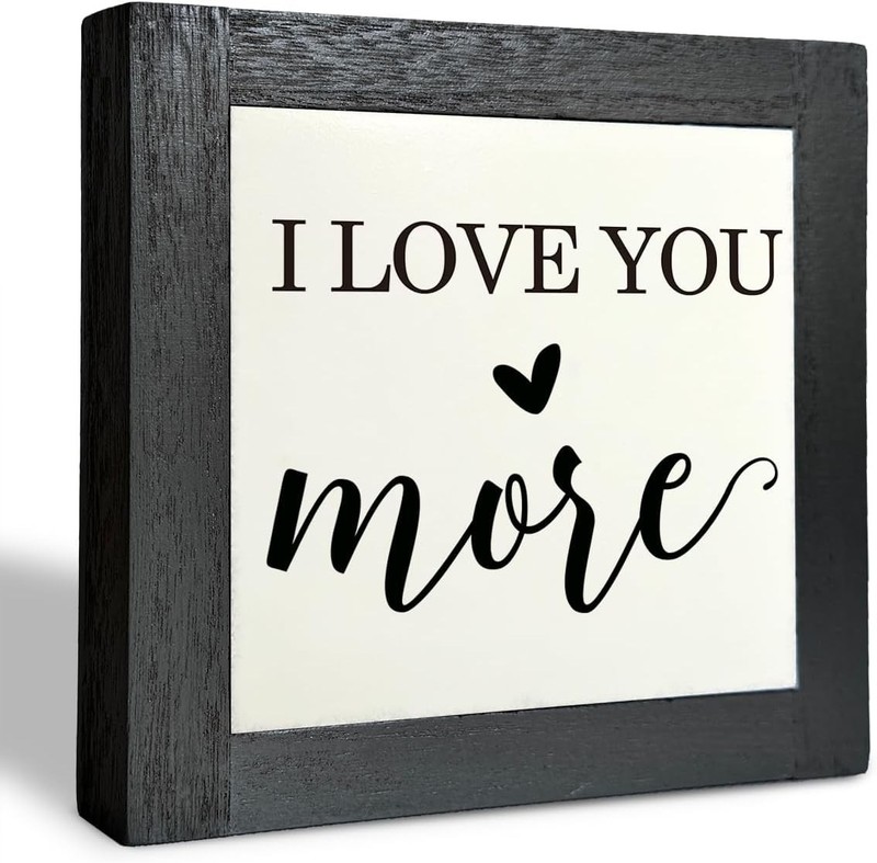 Inspirational Wood Signs - Love Signs & Plaques for Desk, Tabletop, Shelf & K... gallery