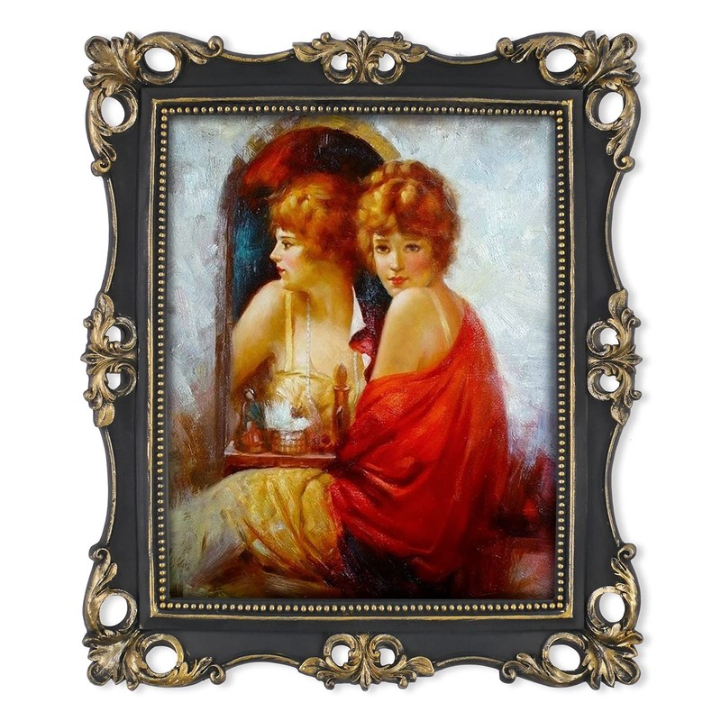 8×10 Picture Frame Atique Frame 8×10 Vintage Photo Frames 10 x 8 in Black