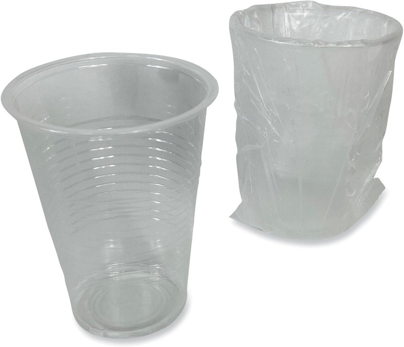 Translucent Plastic Cold Cups, Individually Wrapped, 9 oz, Polypropylene, gallery