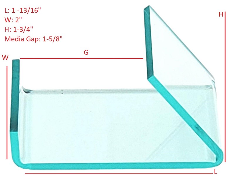 T’z Tagz Transparent Green Small Multipurpose Display Easel Cell Phone Stand 6Pk