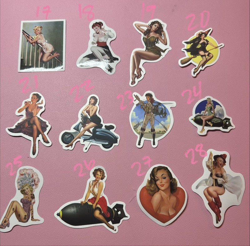 Cynthia Waifu , Pinup Girls And More Stickers gallery