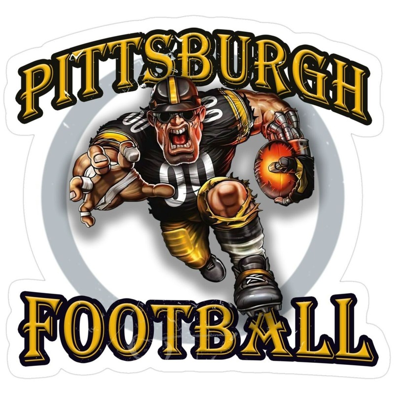 Pittsburgh Steelers Sticker Decal Cell Laptops Helmets Hard Hat Tumbler