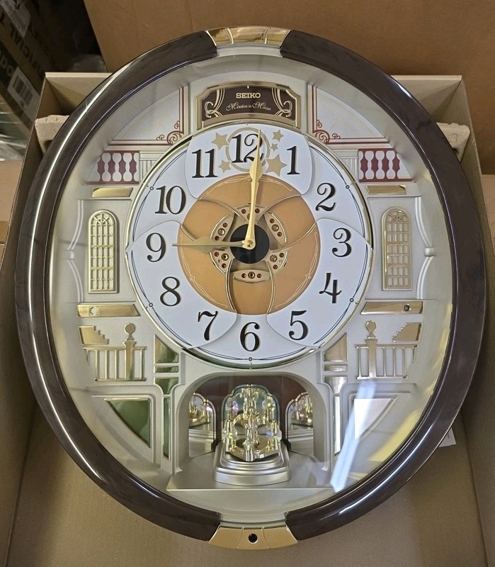 2024 Seiko Melodies in Motion Clock - Limited Edition 45 Melodies! NIB gallery