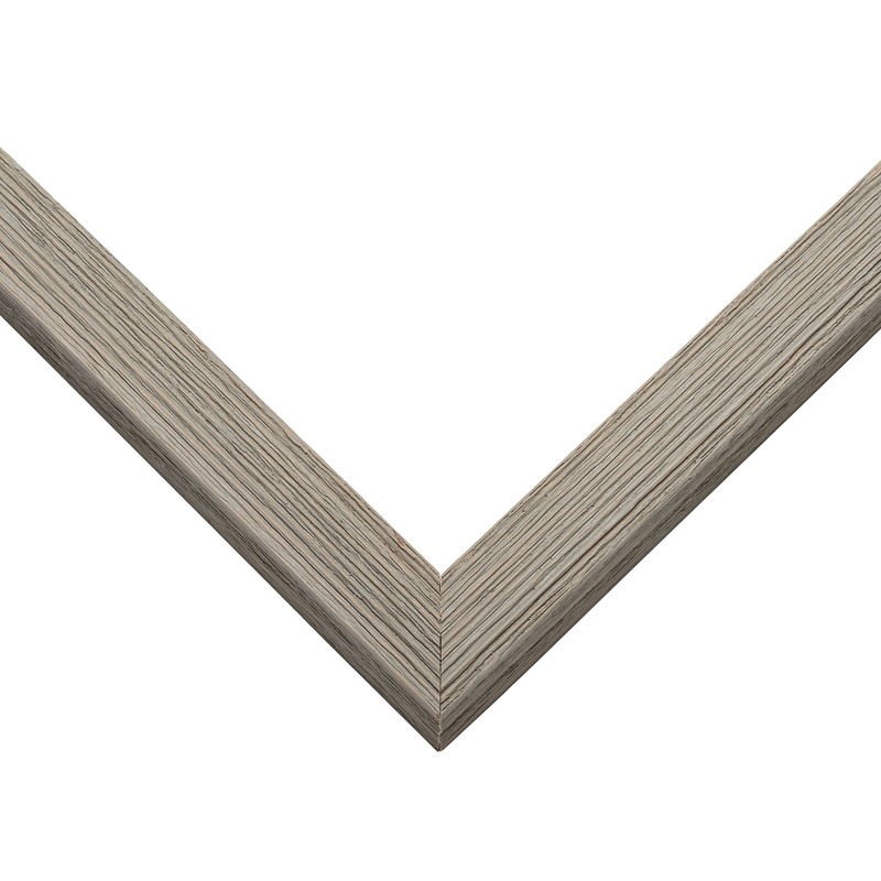 5×20 In Shadow Box Frame Grey | 1.125 inches Deep Real Wood Rustic Shadowbox Dis