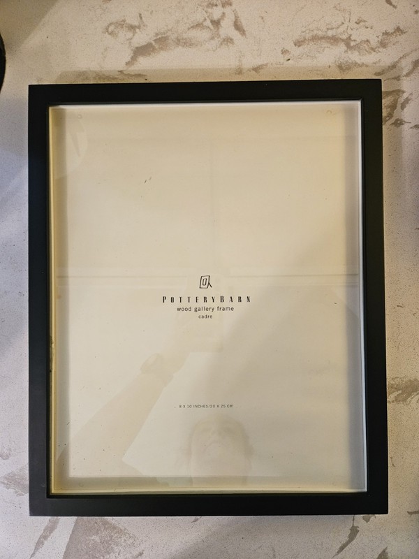 Pottery Barn Wood Gallery Frame Black Photo 17 x 14 Frame