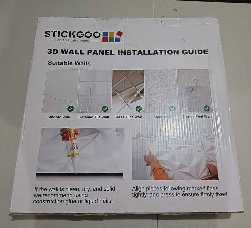 3D PVC Wave Wall Panels Metallic Silver Accent Tiles Decor 12 Pack gallery