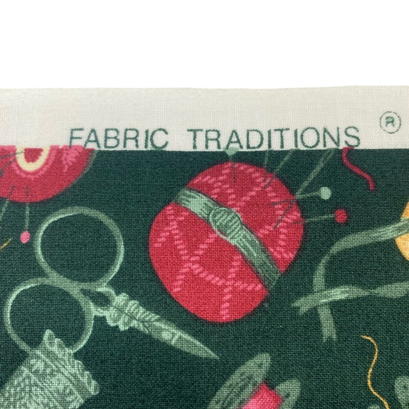 UNUSED Vtg Fabric Traditions Fabric Remnant | Sewing Notions | 45 in X 120 in gallery
