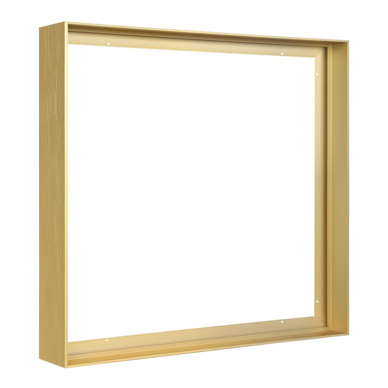Floater Frame for 36×36 Canvas Paintings, DIY Metal Floating Frame with 1.5” …