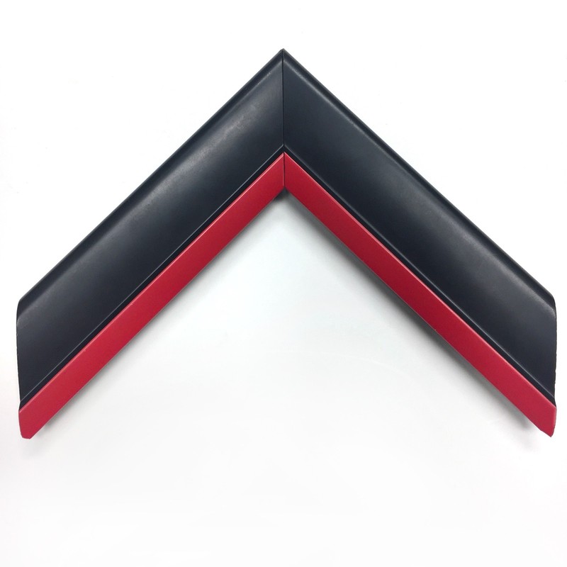 1 5/8″ Readymade Wood Picture Frame (Black & Red)