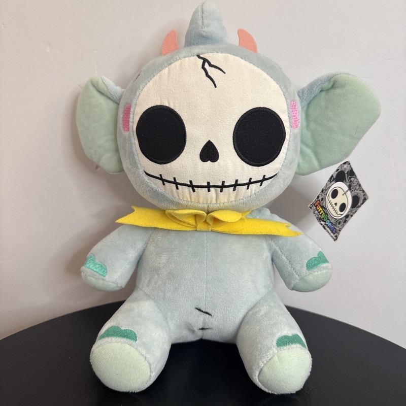 Furrybones Elefun Skeleton in Elephant Costume Plush Stuffed Animal