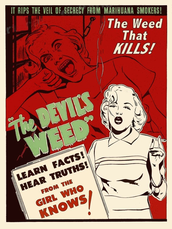 Decoration Poster.Home interior design print.Wall art.Devil’s Weed movie.7070