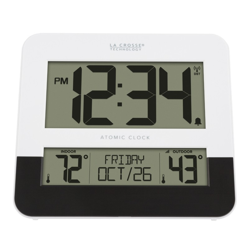 BBB82684 La Crosse Technology Atomic Digital Wall Clock TX141-BV2 - Open Box gallery