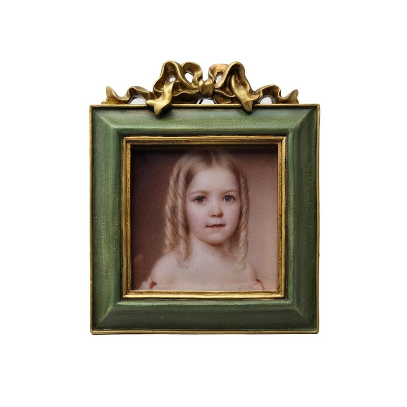 3x3 Small Vintage Picture Frame, Mini Antique Ornate Square Photo Frame, for ...