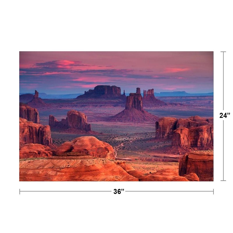 Hunts Mesa Monument Valley Utah Arizona Photo Art Print Poster 24x36 inch gallery