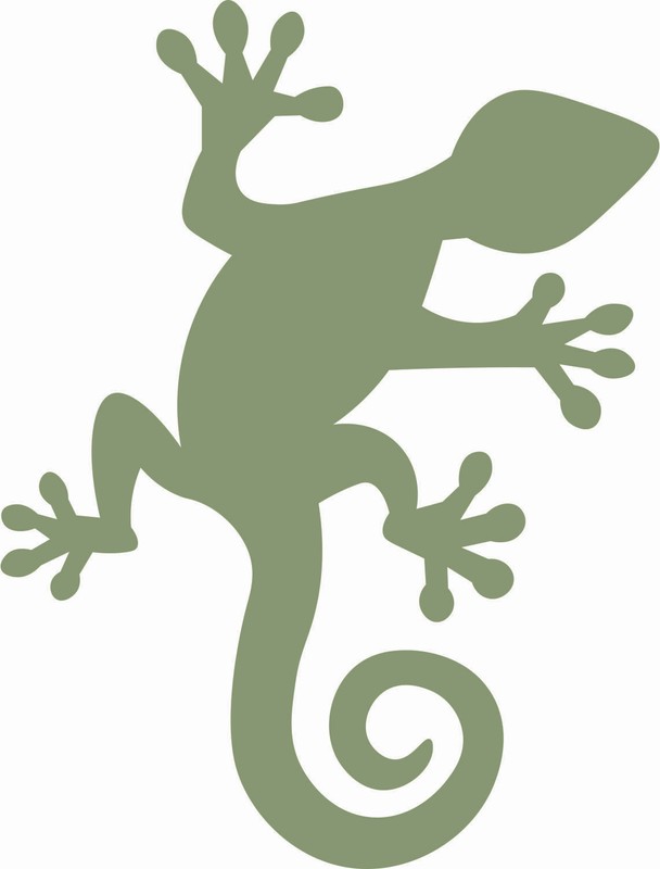 Gecko Decal Sticker Car Truck SUV Bumper Laptop Wall Tablet Trailer Window YETI