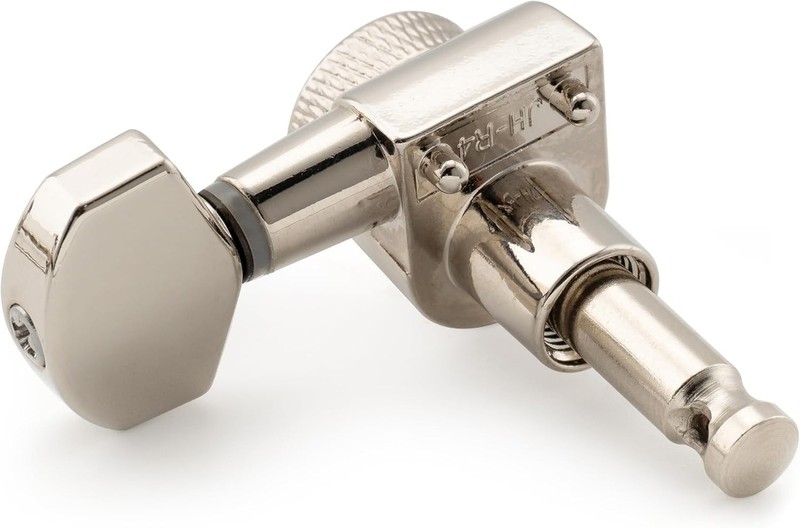 Pro 6 in Line 2-Pin Guitar Locking Tuners 15:1 Ratio Machine Heads Tuning Pegs K gallery