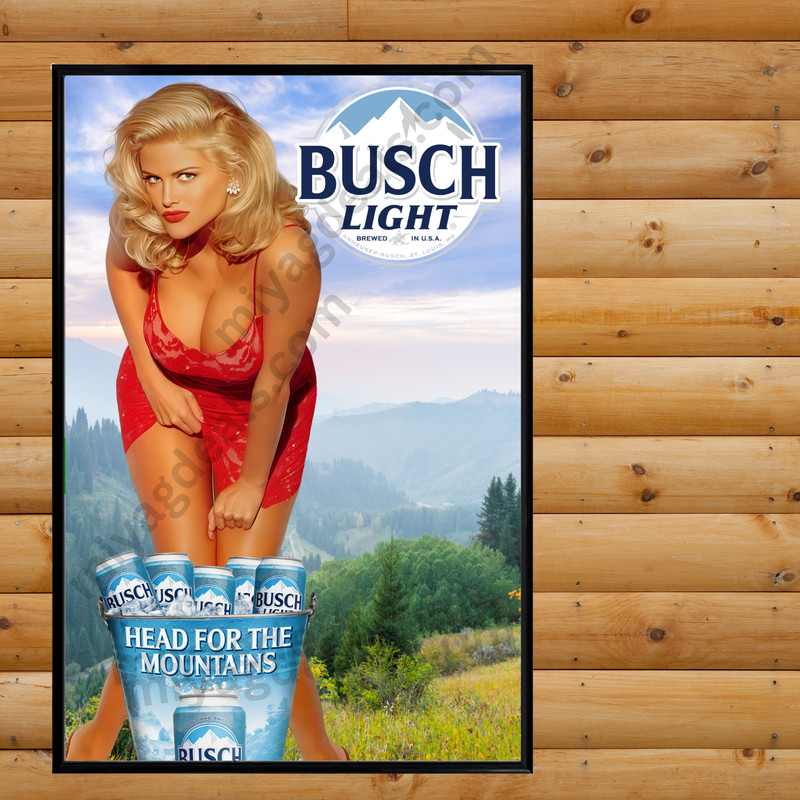 Vintage Retro Blight Beer Anna Nicole Smith Poster 16×24 Classic 80s Style Decor