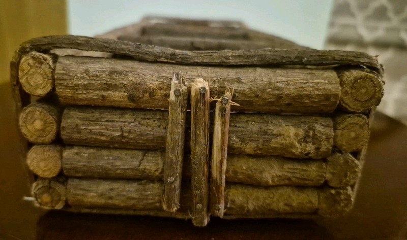 Rectangle Rustic Stick Twig Backet 12 Inches Long 5 Inches Wide 2 1/2 Deep gallery