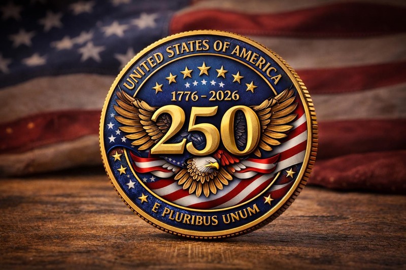 Liberty Bell Challenge Coin 250th Anniversary USA Commemorative Collectible