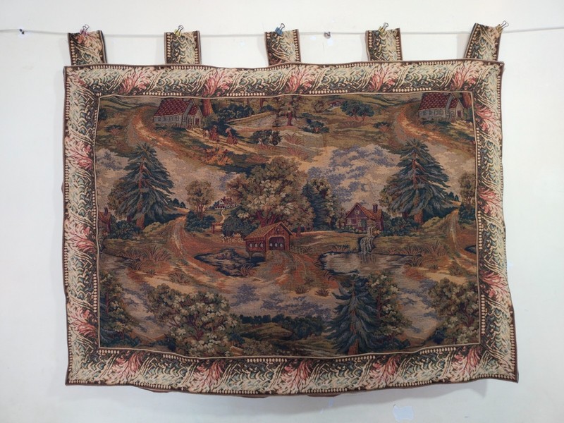 vintage french tapestries wall hanging tapestry home decor Aubusson style St011