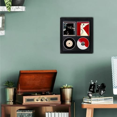 Double CD Frame with Booklet - Display Case for 2 CDs & CD Box, Wall Mountable gallery