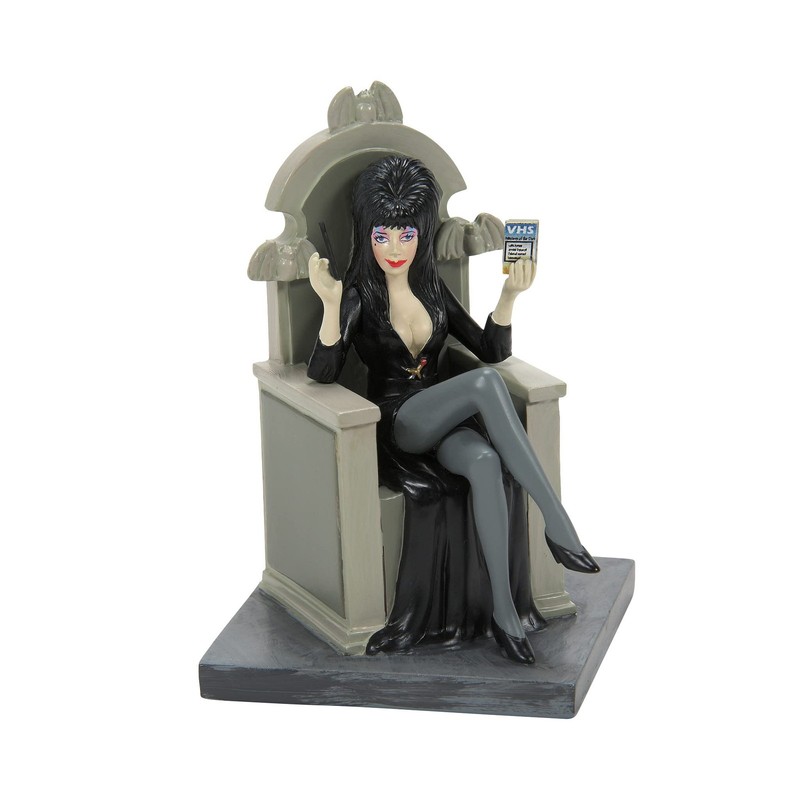 Elvira Mistress of The Dark Village Accessories Signing Autographs Figurine, ...