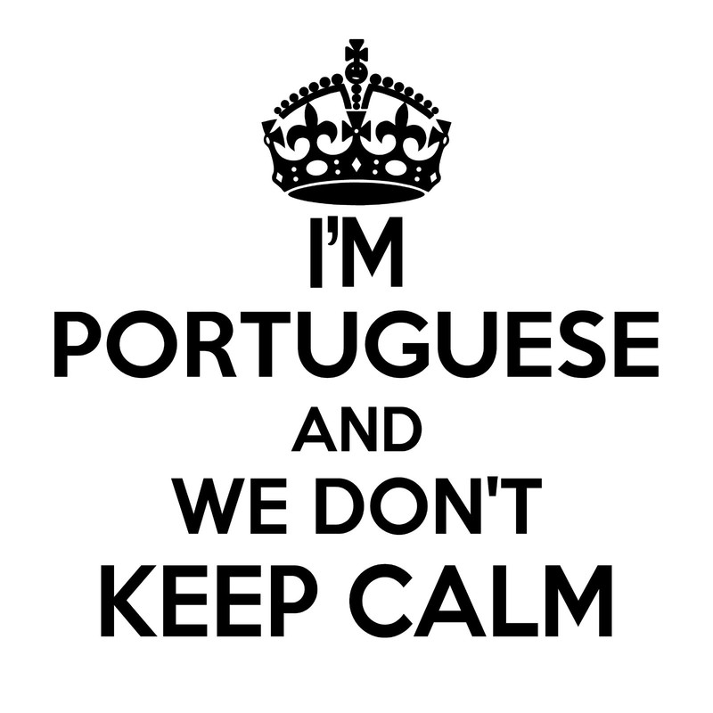 Portuguese Wall Sticker…20 inches Tall We Don’t Keep Calm Vinyl Wall Art