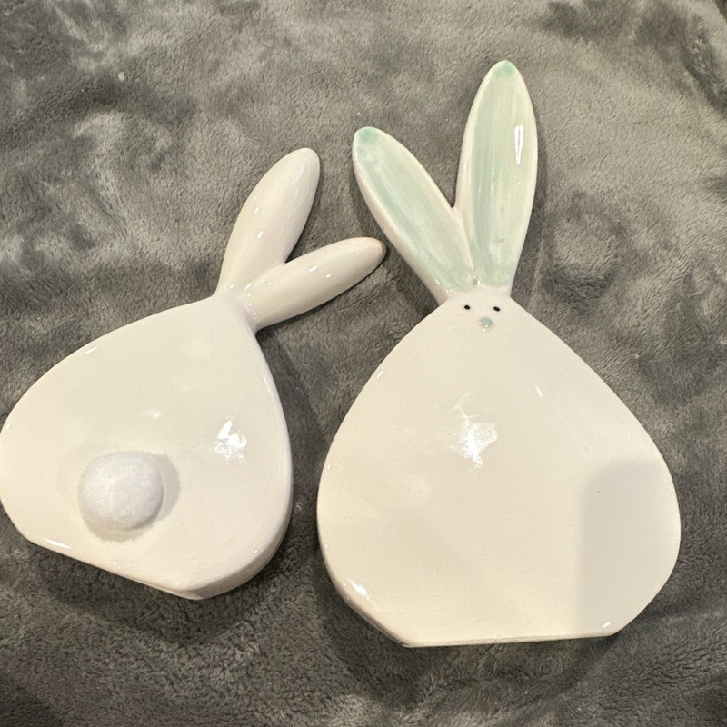 Transpac Dolomite "Chubby Bunny" Spring Figurines gallery