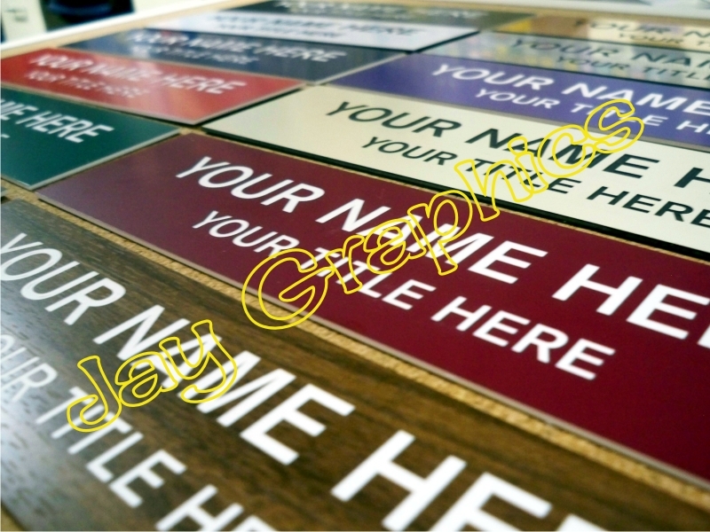 Custom Engraved 2" x 7" Name Plate Wall Sign Plaque Home Office Desk Tag gallery
