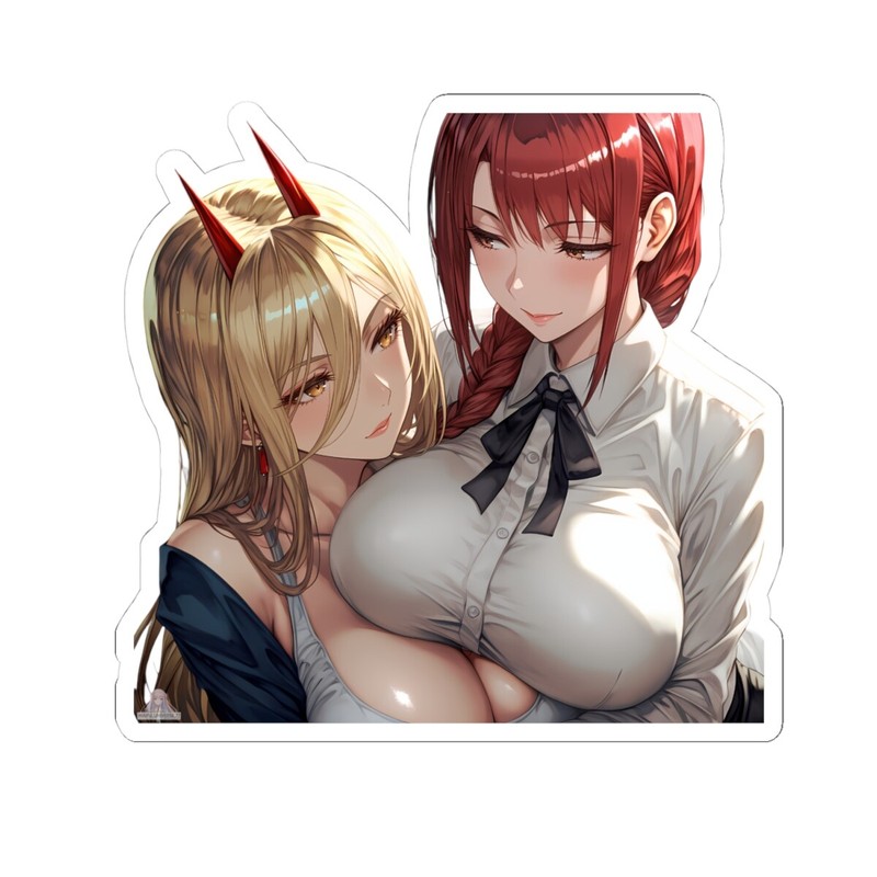 Adult Anime Fan Inspired Waifu Sticker (Add More From My Shop For 0.10 Shipping)